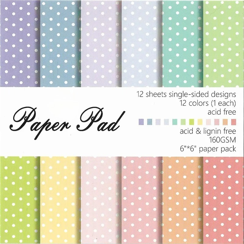Cardstock Paper Pack - 12 Sheet 6