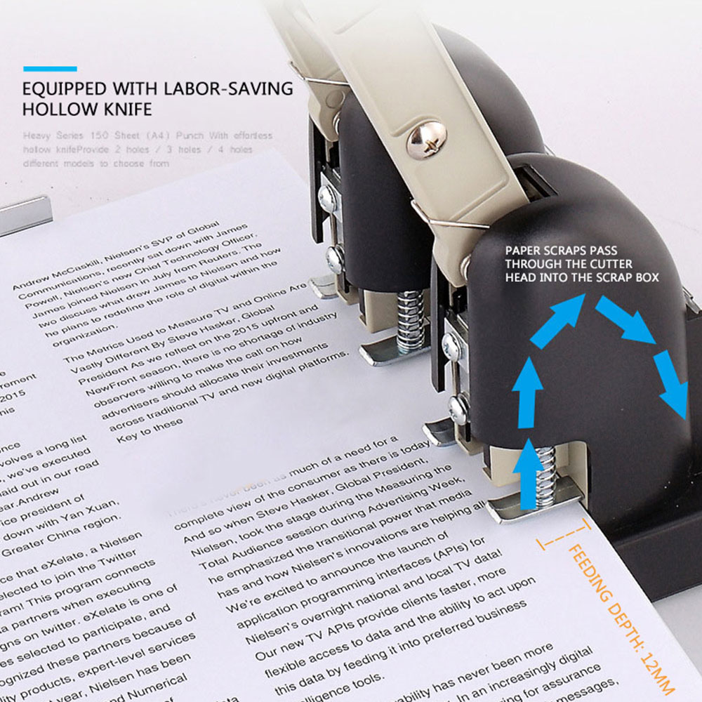 Paper Punch 3 Hole - HOT Heavy Duty A4 Paper Punch