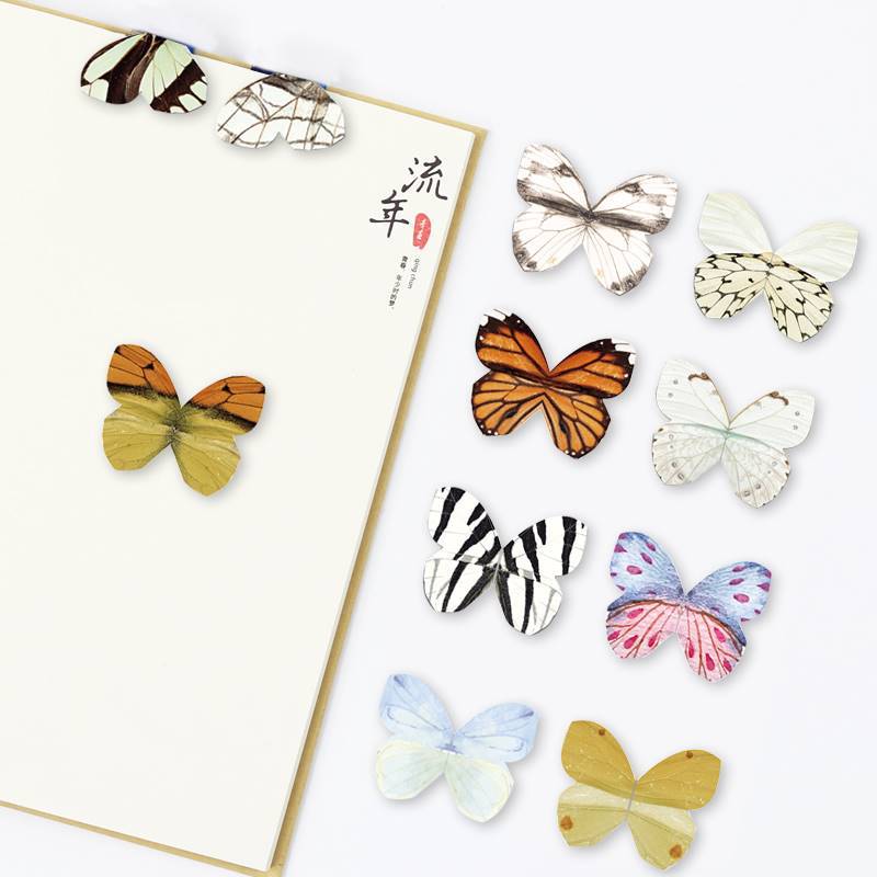 4pcs/Pack Beautiful Butterfly  - Bookmark Magnetic Clip 评论和价格