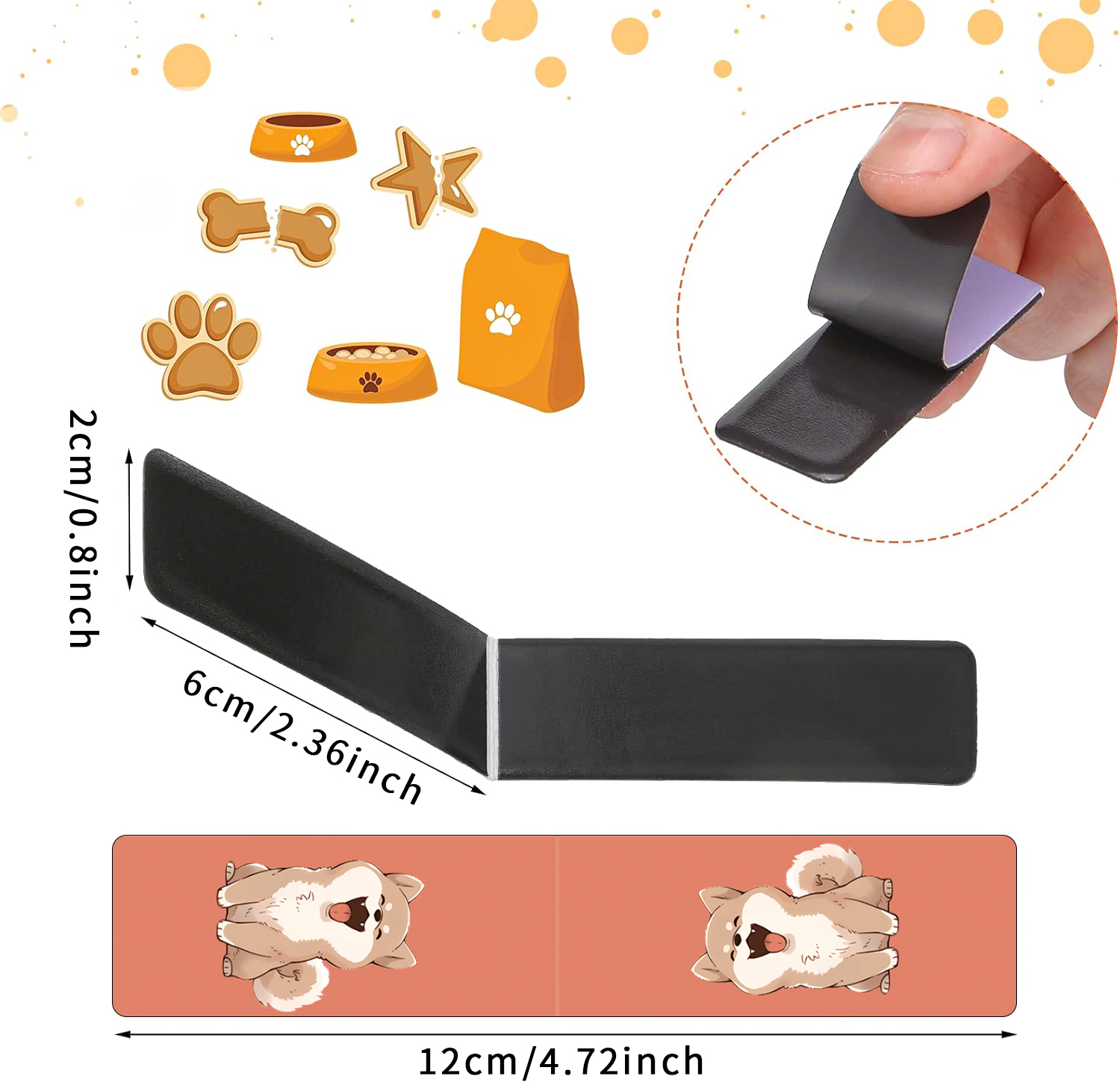 12 Pcs Cartoon Puppy Magnetic  - Bookmark Magnetic Clip 评论和价格