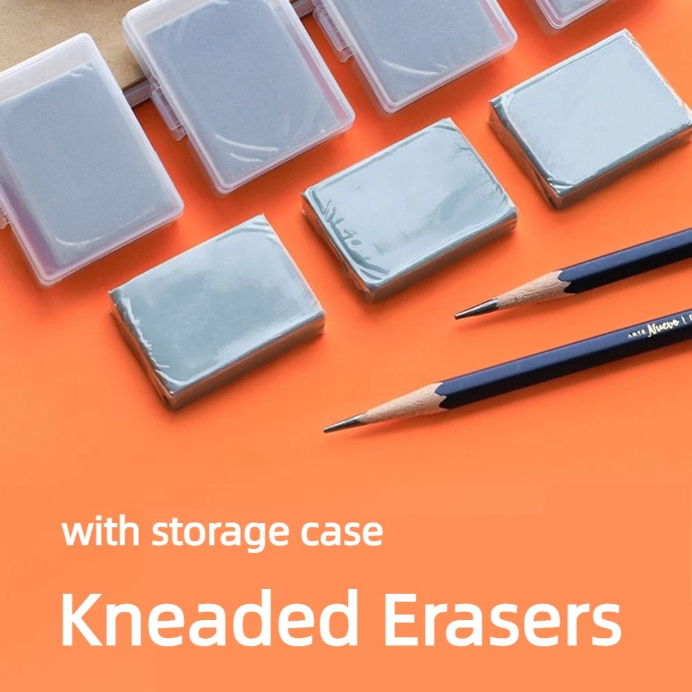 4Pcs Correcting Soft Sketching - Rubber Eraser Kneaded 评论和价格
