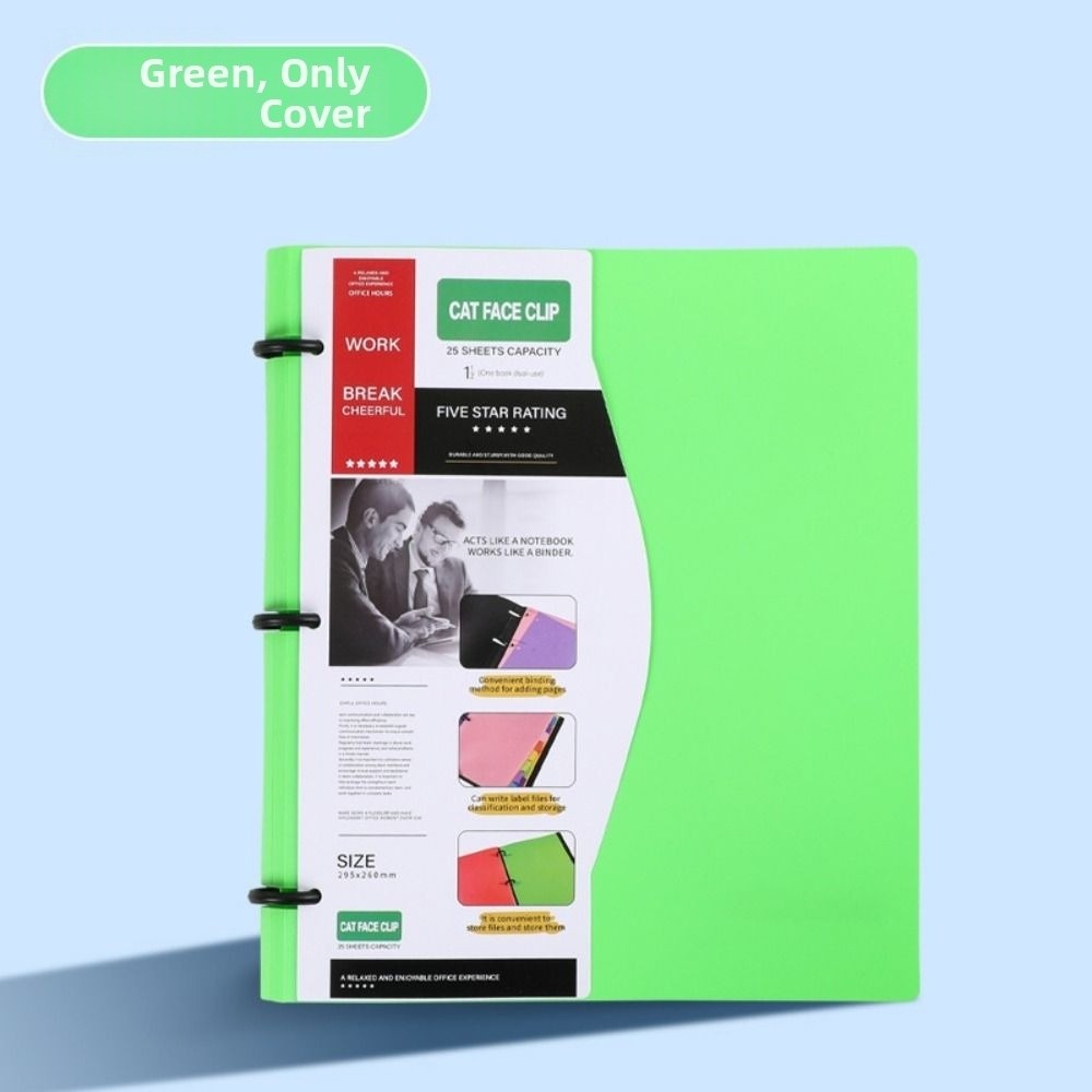 3 Ring Loose-leaf File Folder  - Paper Punch 3 Hole 评论和价格