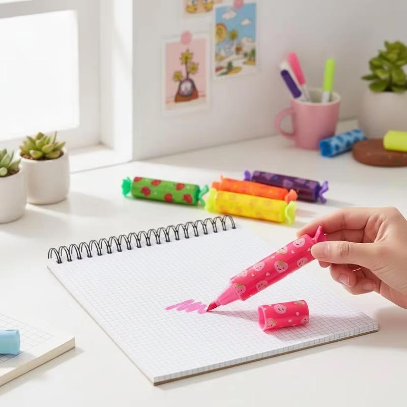Pastel Candy Highlighter 6pcs  - Highlighter Set Pastel 评论和价格