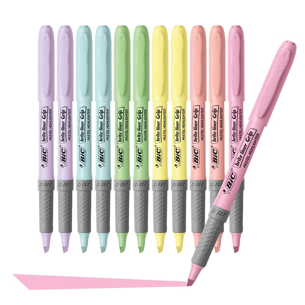 Grip Pastel Highlighters Assor - Office Stationery And Supply 评论和价格