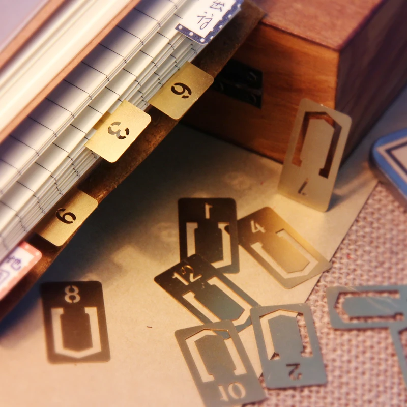 12 Pcs/lot Vintage Copper Book - Stationery Office And School Supply Stores 评论和价格