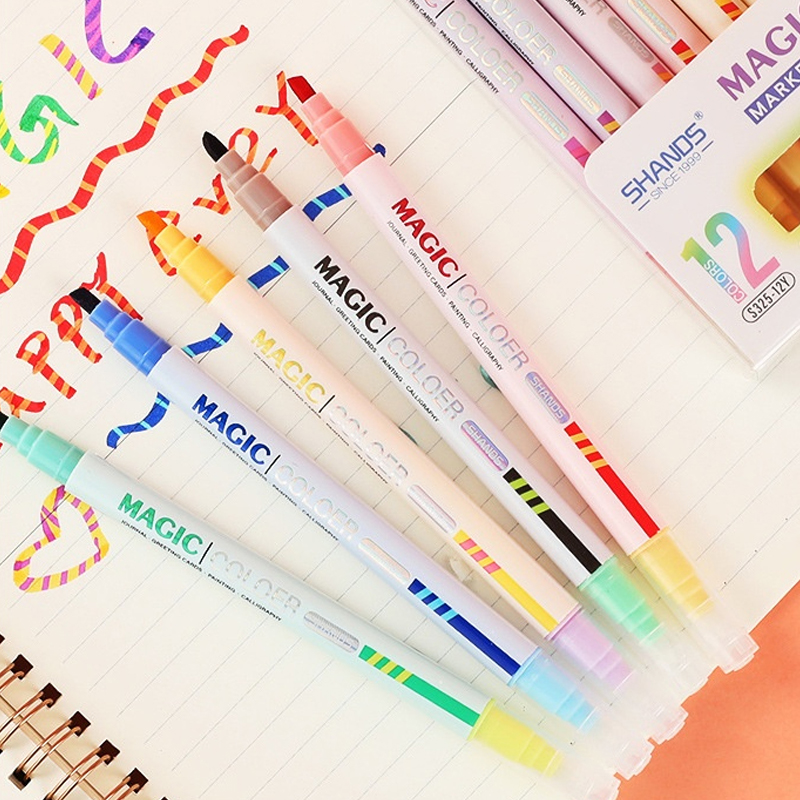 Double-ended Magic Color Chang - Highlighter Set Pastel 评论和价格