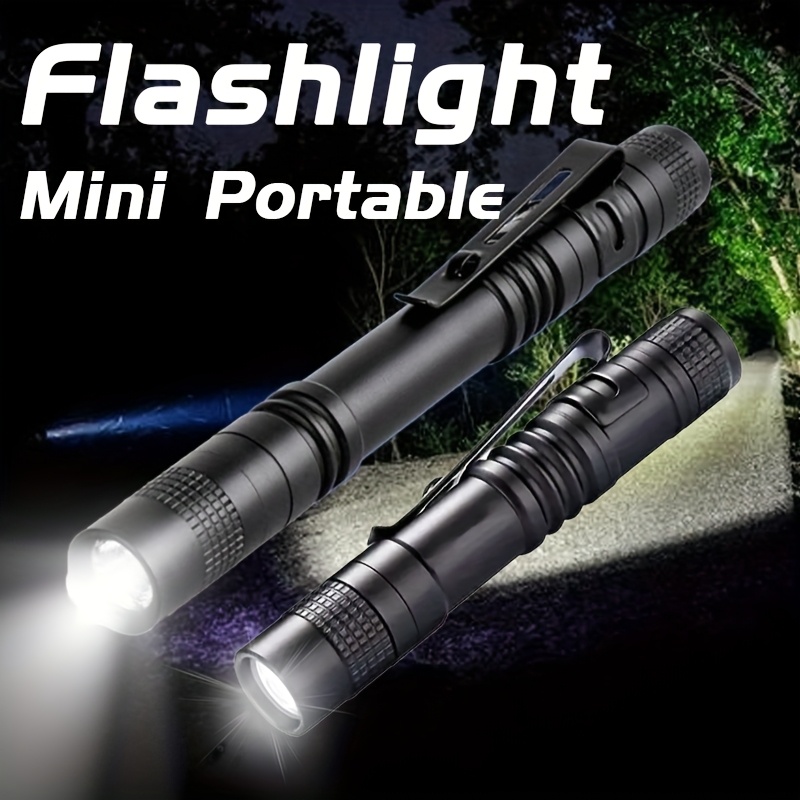 Mini Portable LED Flashlight P - Stationery Supply 评论和价格