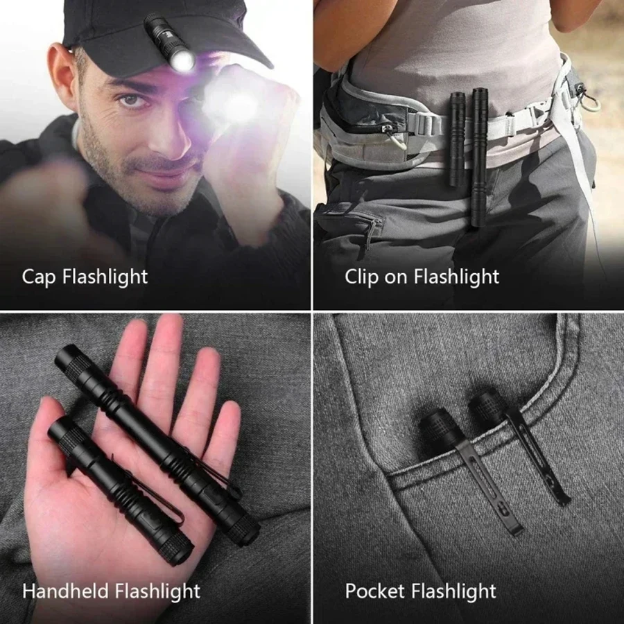 Mini Portable LED Flashlight P - Stationery Supply 评论和价格