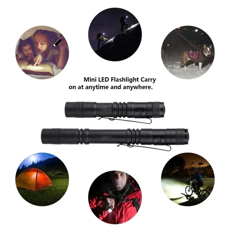 Mini Portable LED Flashlight P - Stationery Supply 评论和价格