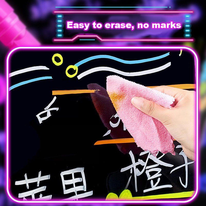 Liquid Erasable Chalk Markers  - Highlighter Set Pastel 评论和价格