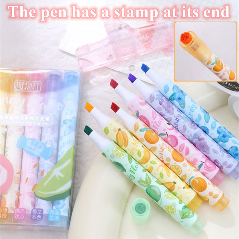 Creative Fruit Scented Highlig - Highlighter Set Pastel 评论和价格