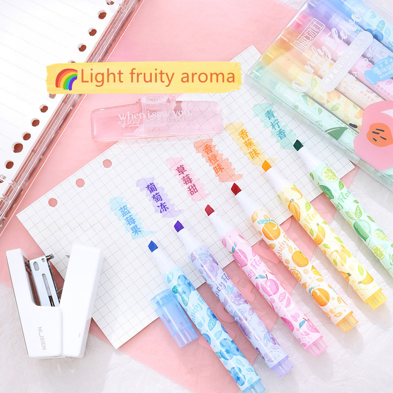 Creative Fruit Scented Highlig - Highlighter Set Pastel 评论和价格