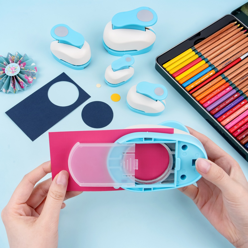 Circle Paper Cutter for Crafts - Paper Punch 3 Hole 评论和价格