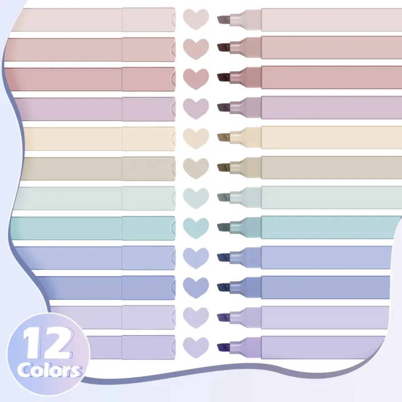 12/60pcs Aesthetic Highlighter - Highlighter Set Pastel 评论和价格