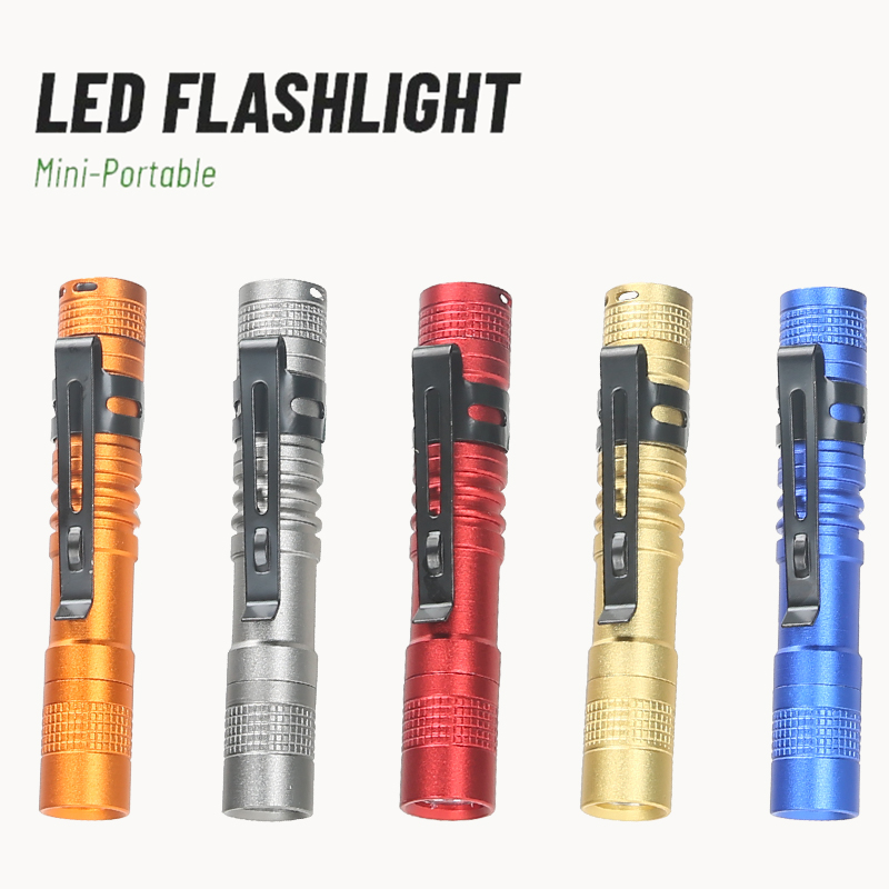 Portable Mini LED Pen Flashlig - Stationery Supply 评论和价格