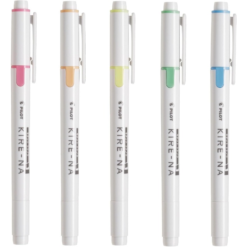 PILOT KIRE-NA Highlighter Pen  - Highlighter Set Pastel 评论和价格