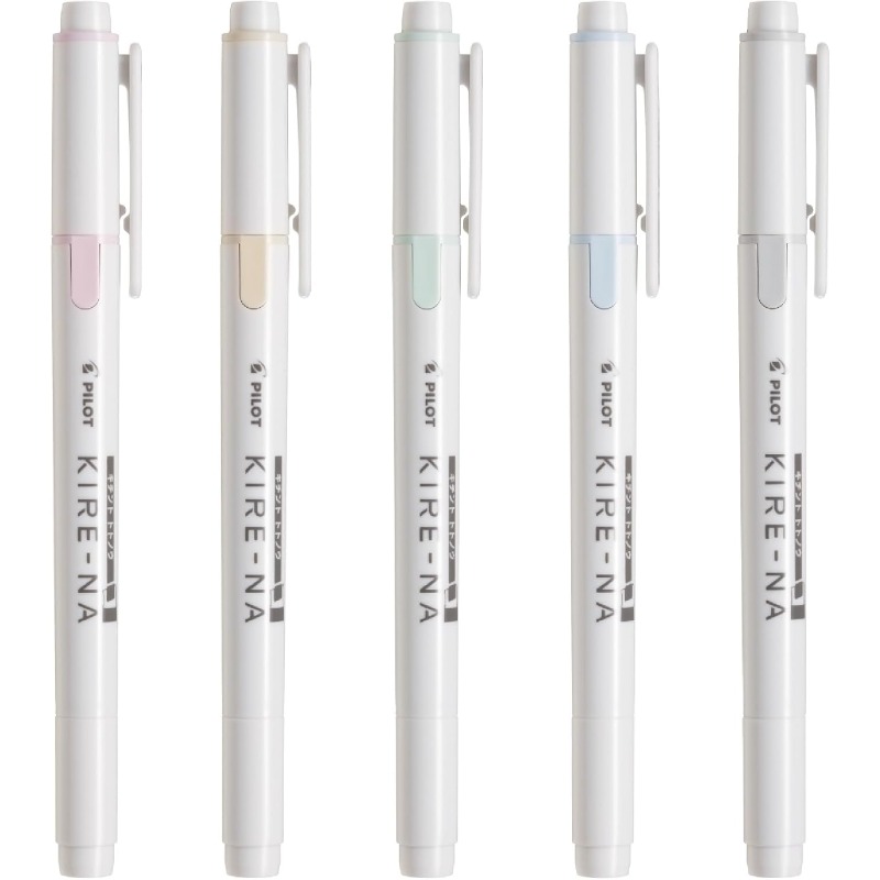 PILOT KIRE-NA Highlighter Pen  - Highlighter Set Pastel 评论和价格