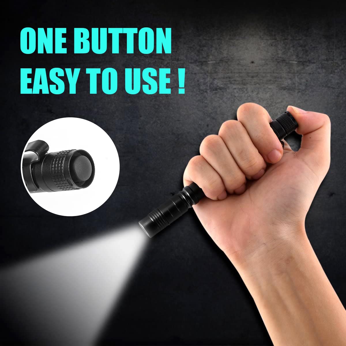 Portable Mini LED Pen Flashlig - Stationery Supply 评论和价格
