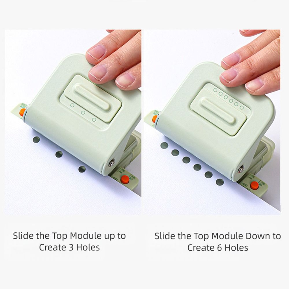 Multi-functional 3/6Holes Loos - Paper Punch 3 Hole 评论和价格