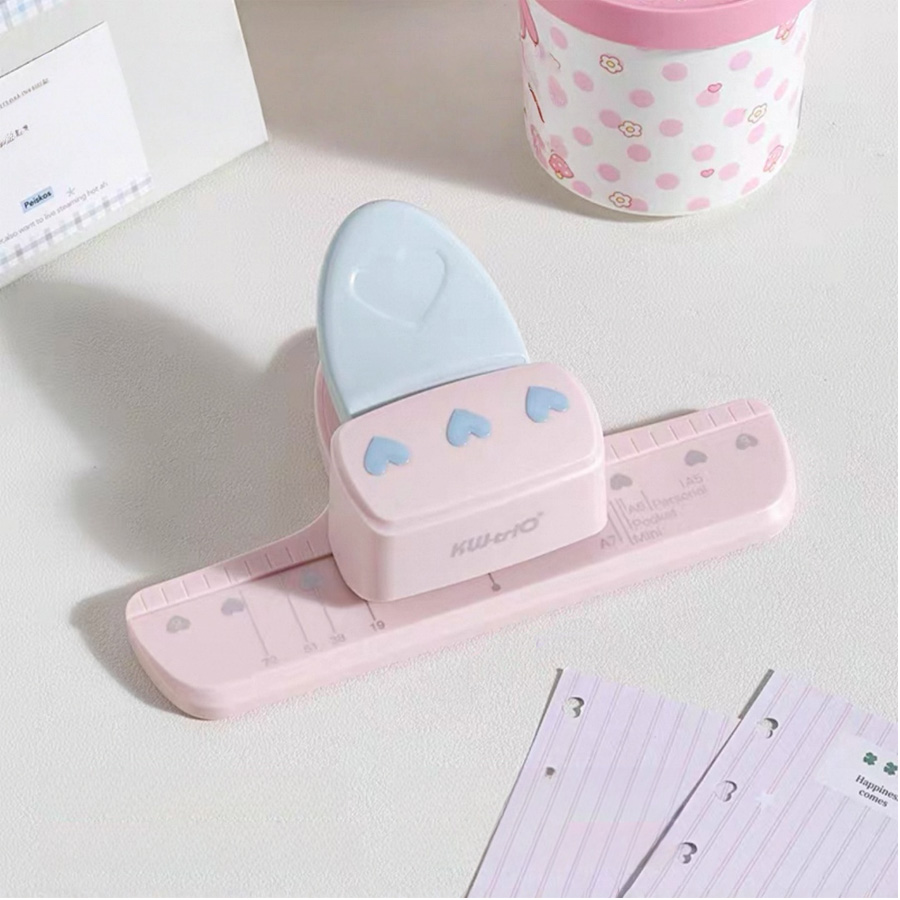 Love Shape 3 Hole Punch 4mm Di - Paper Punch 3 Hole 评论和价格