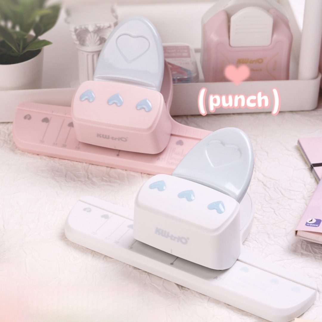 Love Shape 3 Hole Punch 4mm Di - Paper Punch 3 Hole 评论和价格