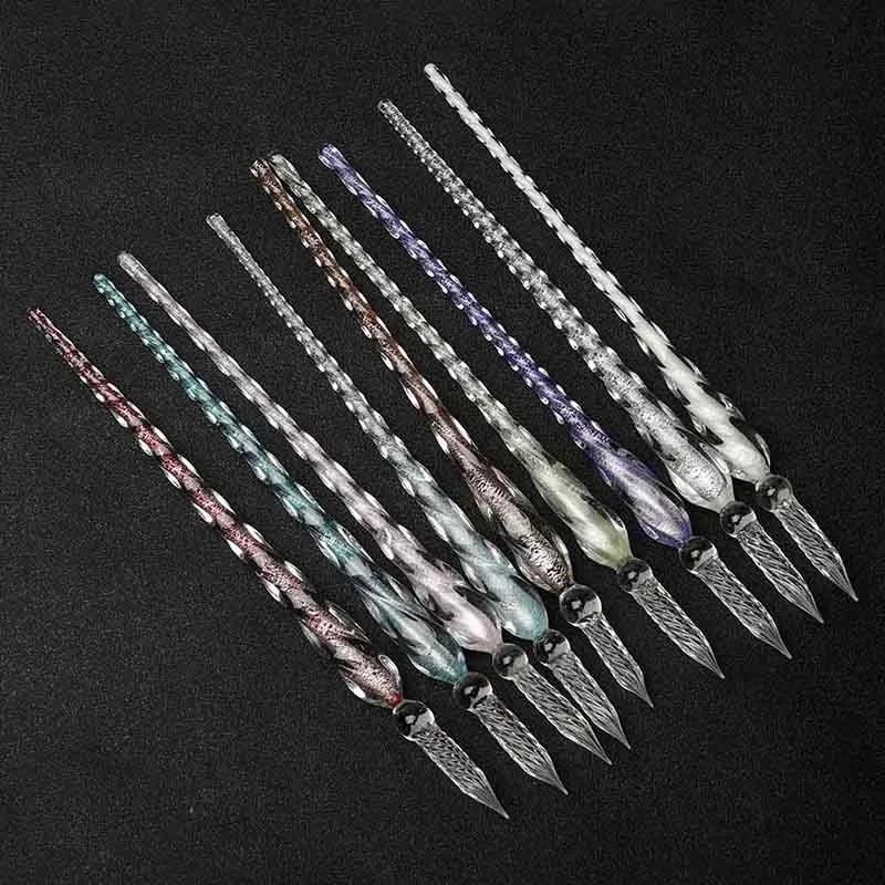 Colored Crystal Glass Dip Pen  - Fountain Pen Ink 评论和价格