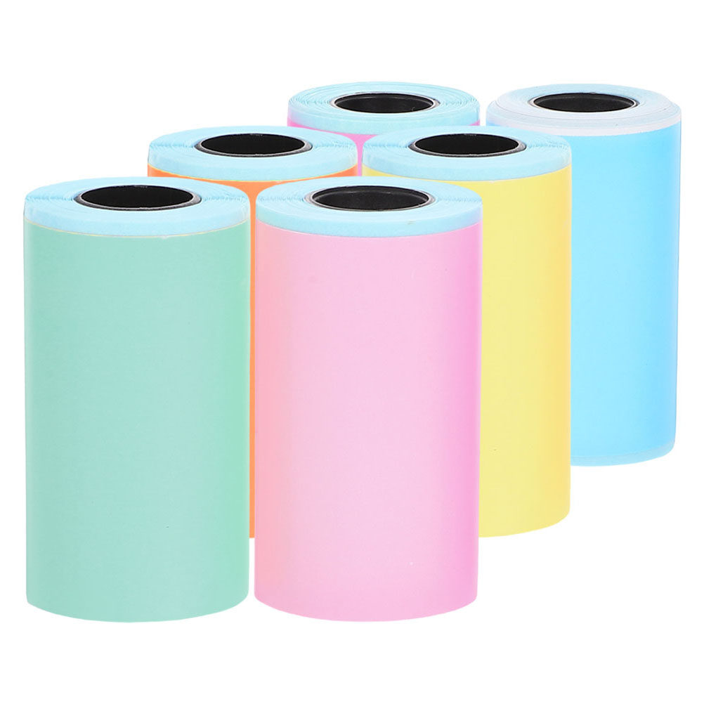 6 Rolls Mini Thermal Printer P - Sticker Label Roll 评论和价格
