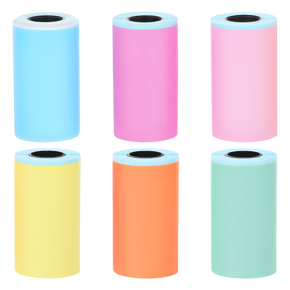 6 Rolls Mini Thermal Printer P - Sticker Label Roll 评论和价格