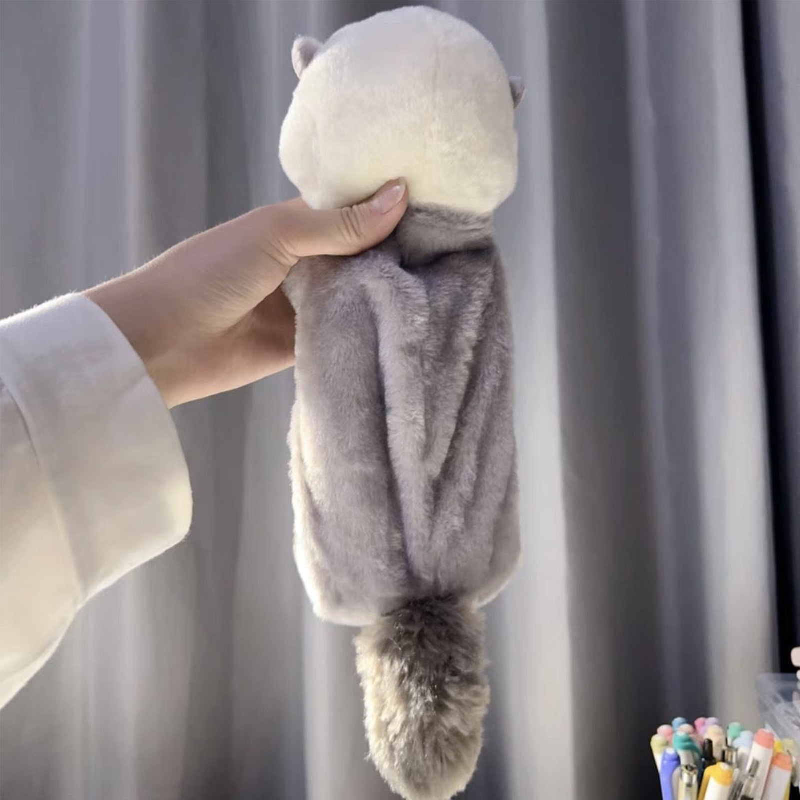 Creative Plush Toy Pencil Case - Stationery Supply 评论和价格