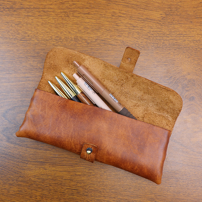 Vintage Vegetable-tanned Leath - Tan Stationery & Office Supply 评论和价格