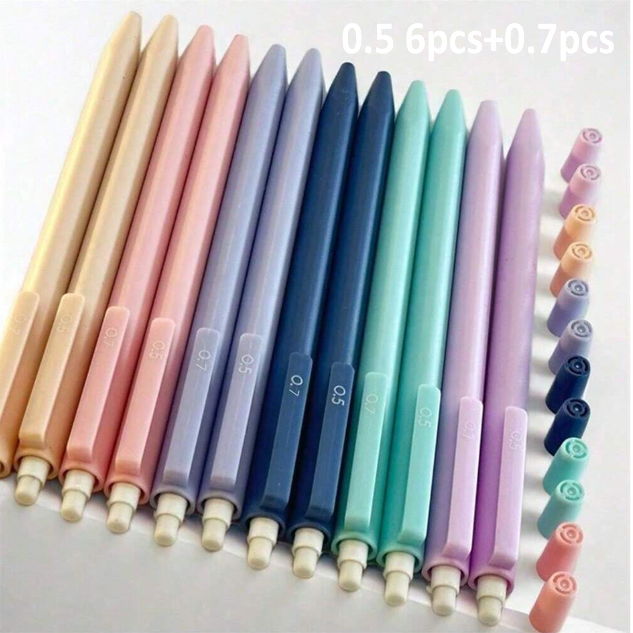 Cute Pastel Mechanical Pencil  - Highlighter Set Pastel 评论和价格
