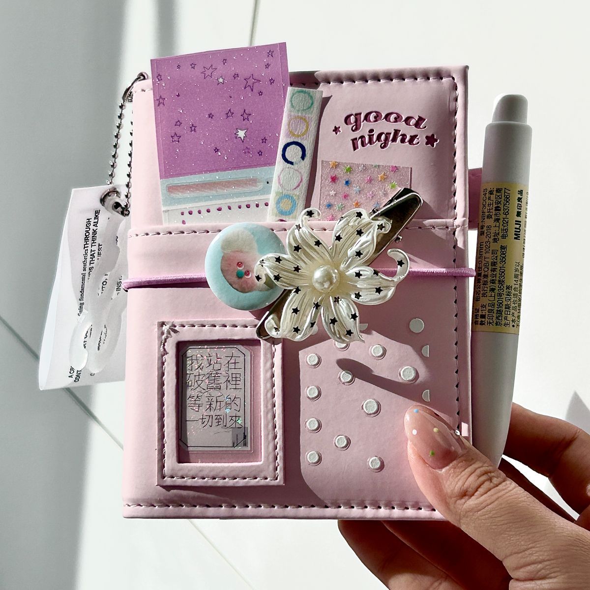 Cute Pink M5 Loose Leaf Hardco - Journal Leather Hardcover 评论和价格