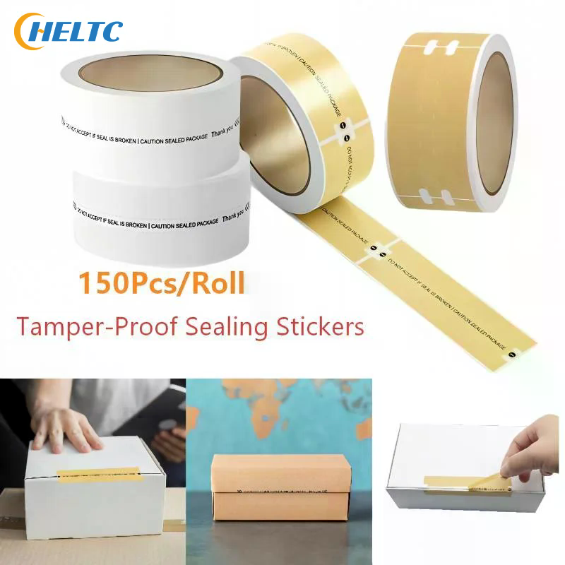 100/150Pcs Tamper-Proof Sealin - Sticker Label Roll 评论和价格