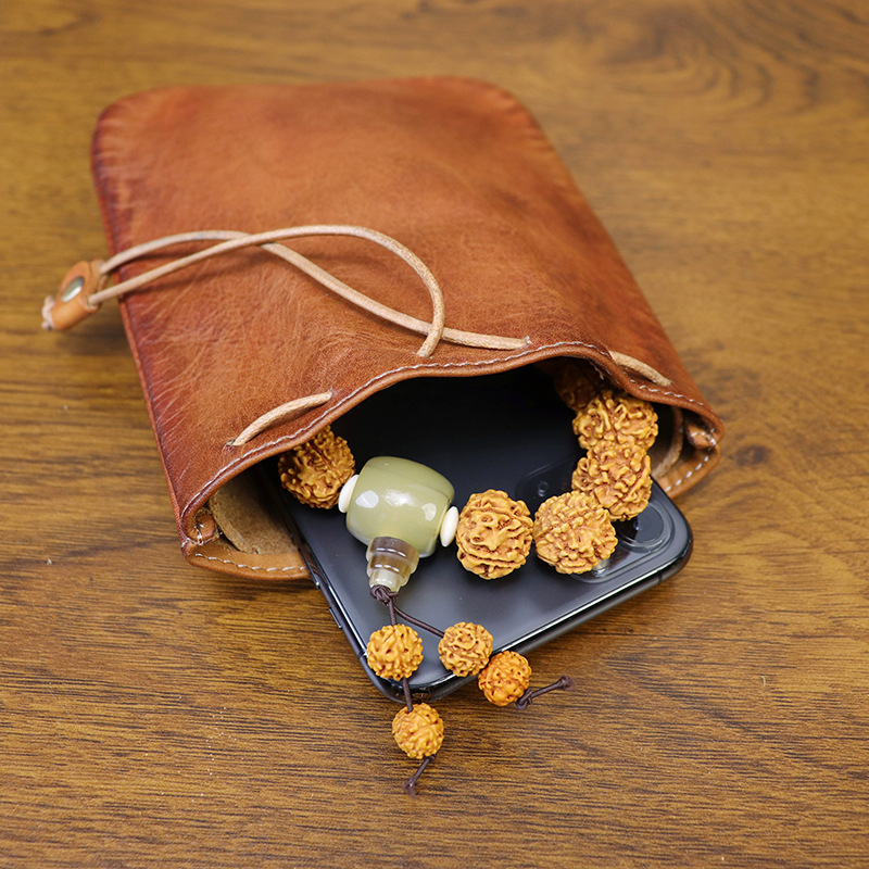 Handmade Retro Style Cowhide M - Tan Stationery & Office Supply 评论和价格