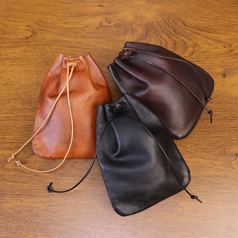 Handmade Retro Style Cowhide M - Tan Stationery & Office Supply 评论和价格
