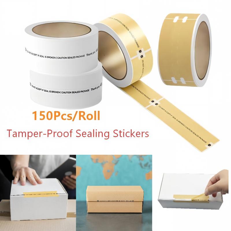 100/150Pcs Tamper-Proof Sealin - Sticker Label Roll 评论和价格