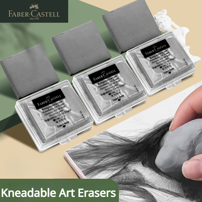 1Pc Faber-Castell  Drawing Art - Rubber Eraser Kneaded 评论和价格