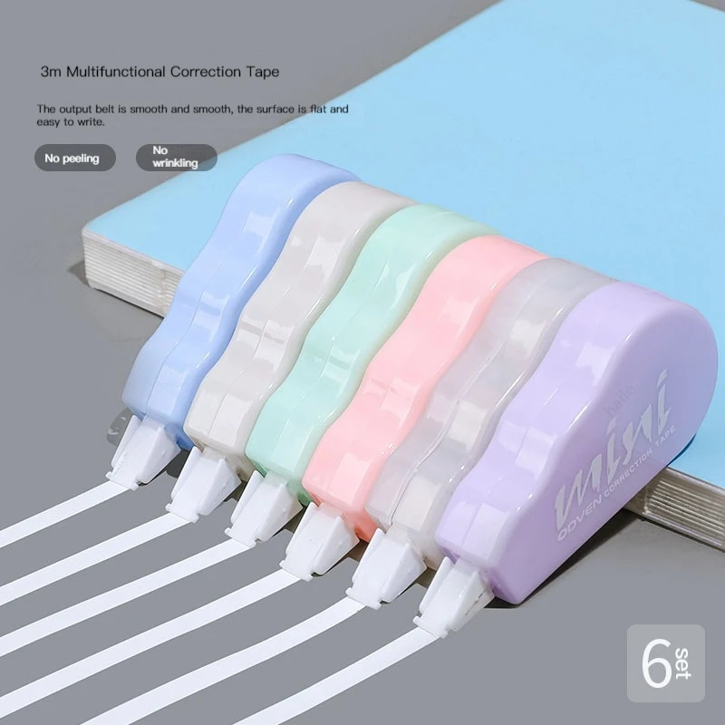 6Pcs/pack Correction Tapes Pro - Correction Tape Roller 评论和价格