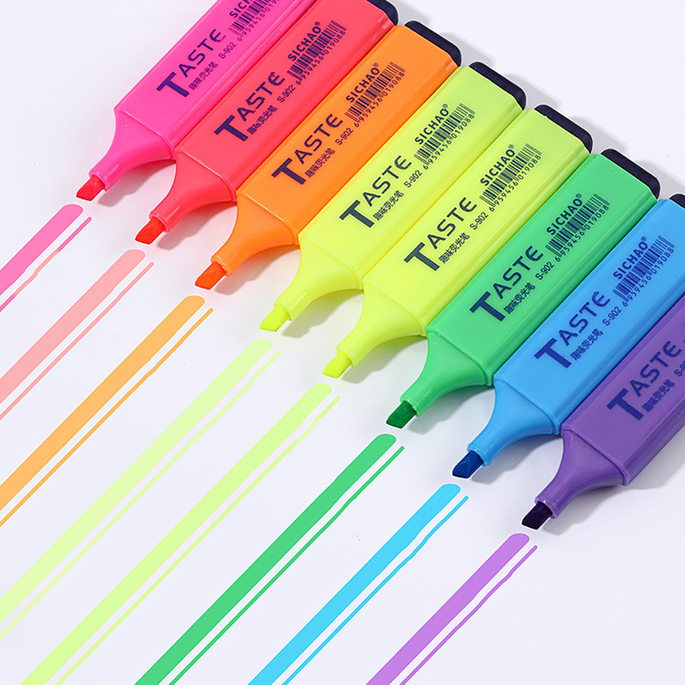 4PCS Fluorescent Highlighter P - Highlighter Set Pastel 评论和价格