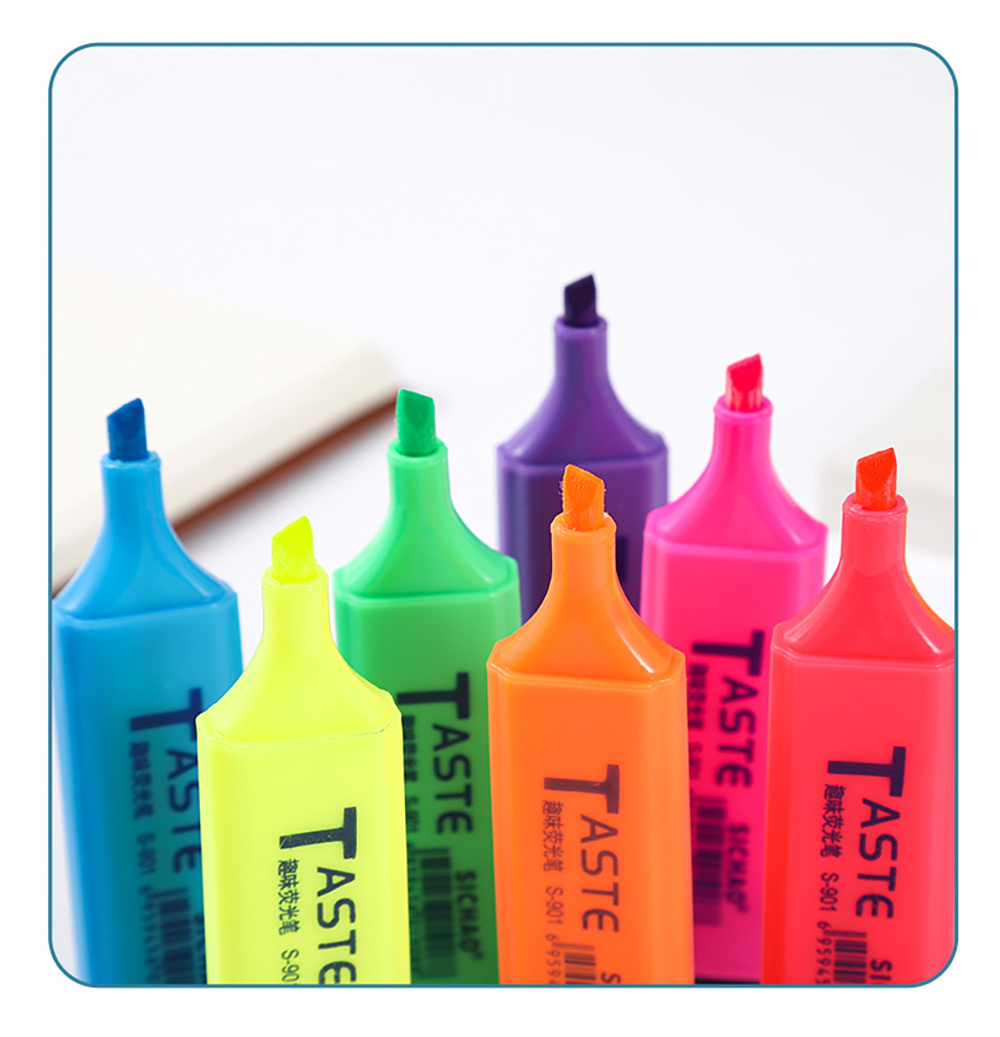 4PCS Fluorescent Highlighter P - Highlighter Set Pastel 评论和价格