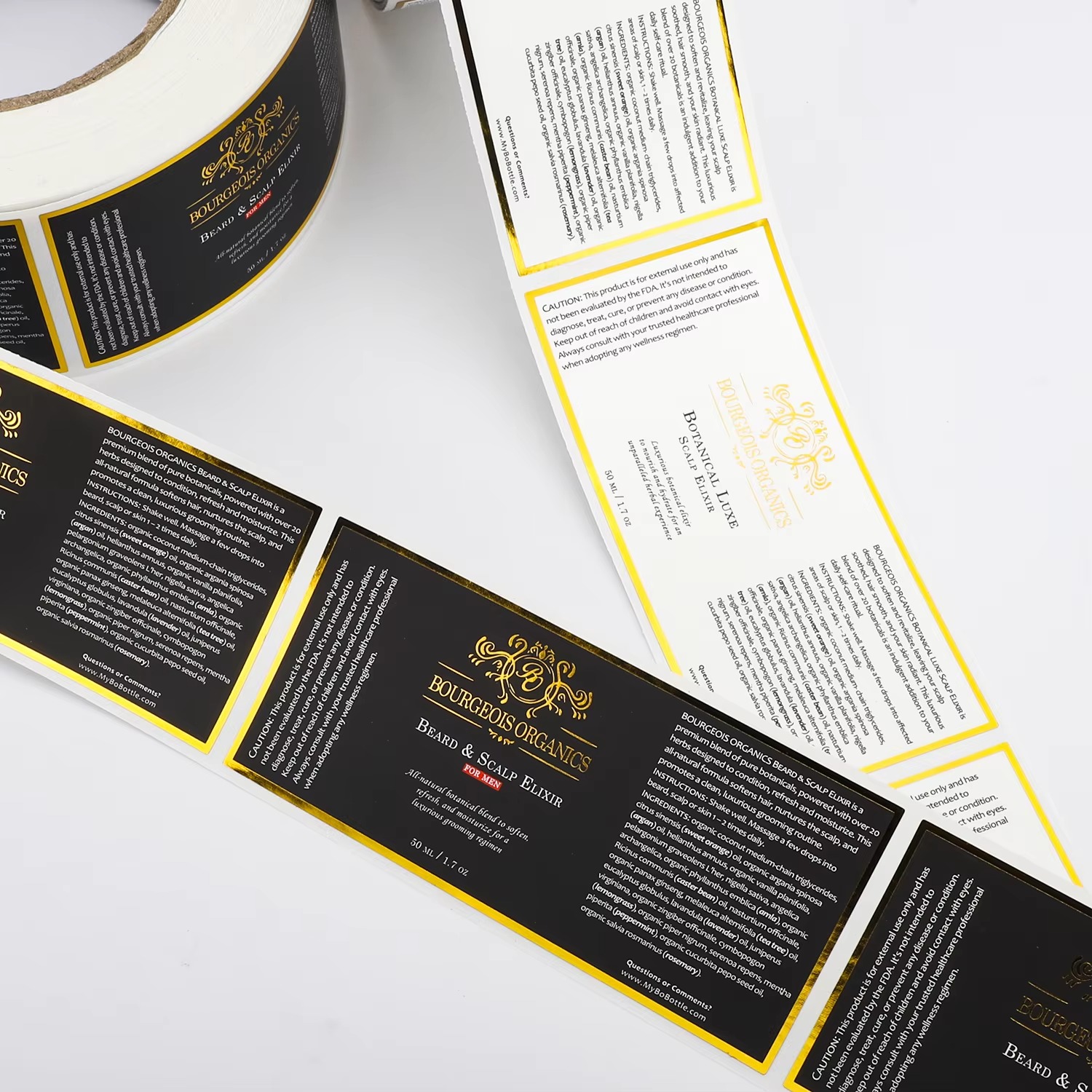 Custom Waterproof | White Viny - Sticker Label Roll 评论和价格