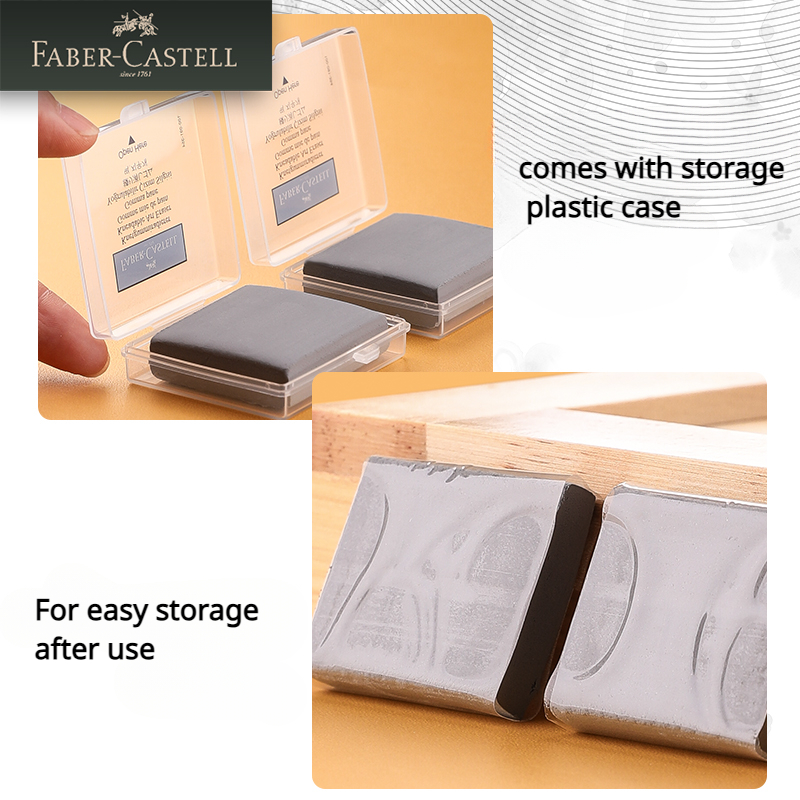 1/2/3/4 Pc Faber-Castell  Draw - Rubber Eraser Kneaded 评论和价格