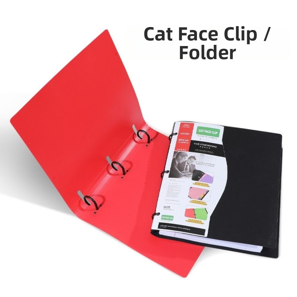 3 Ring Loose-leaf File Folder  - Paper Punch 3 Hole 评论和价格