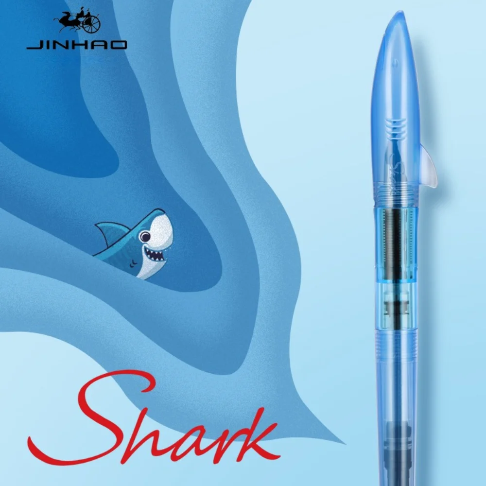 Jinhao Cute Shark Fountain Pen - Stationery Supply Business 评论和价格