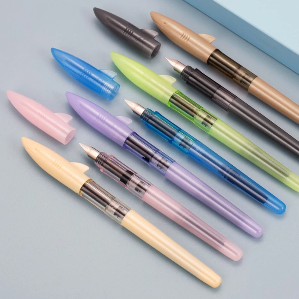 Jinhao Cute Shark Fountain Pen - Stationery Supply Business 评论和价格