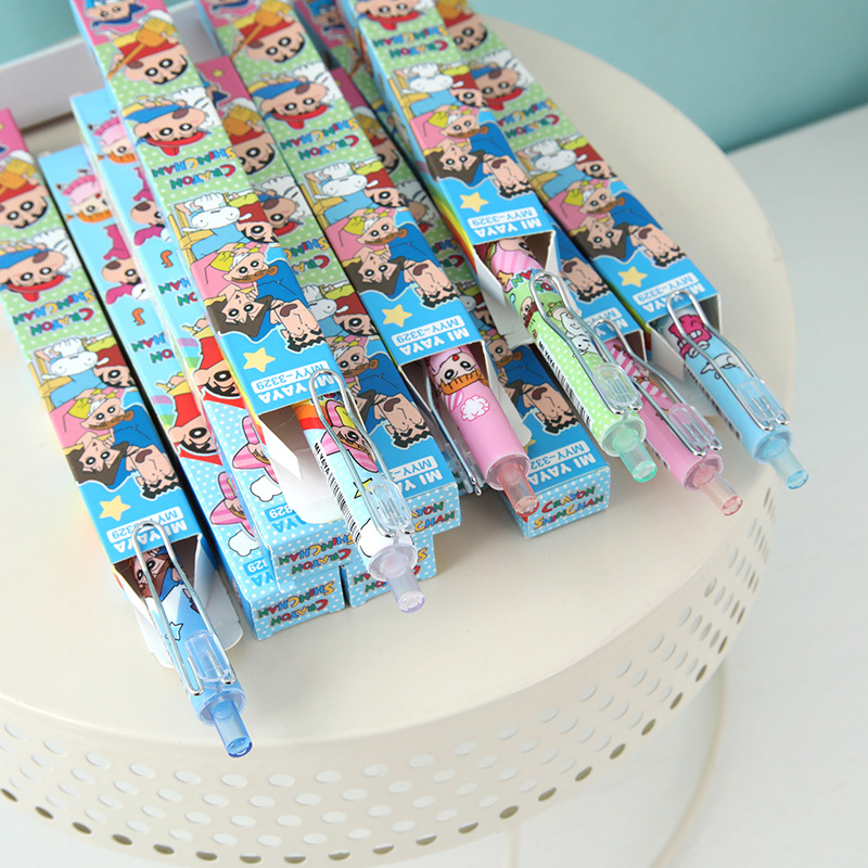6Pcs Cartoon Crayon Shin-Chan  - Office Stationery And Supply 评论和价格