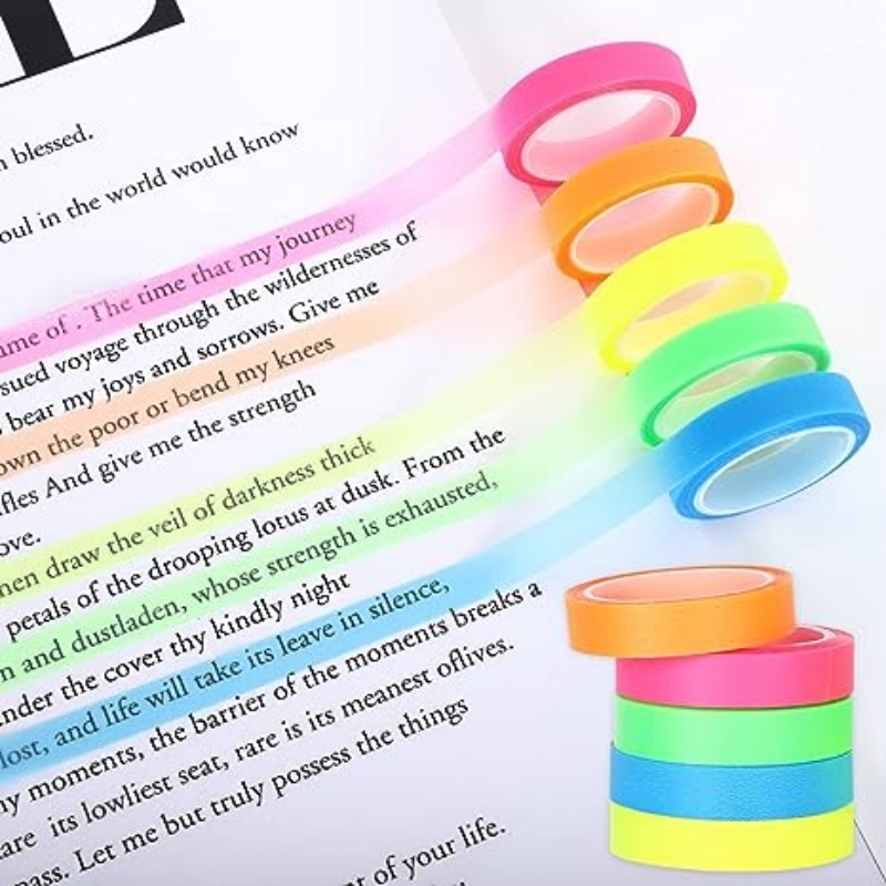 5 Rolls Multicolor Writable St - Correction Tape Roller 评论和价格