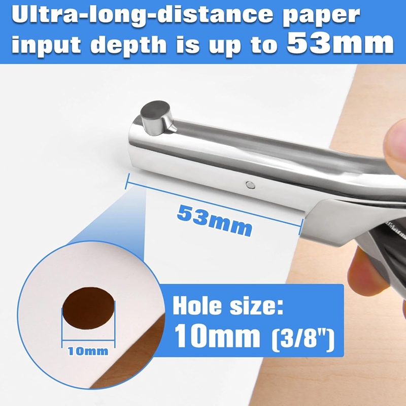 Deep Throat Heavy Duty Hand He - Paper Punch 3 Hole 评论和价格