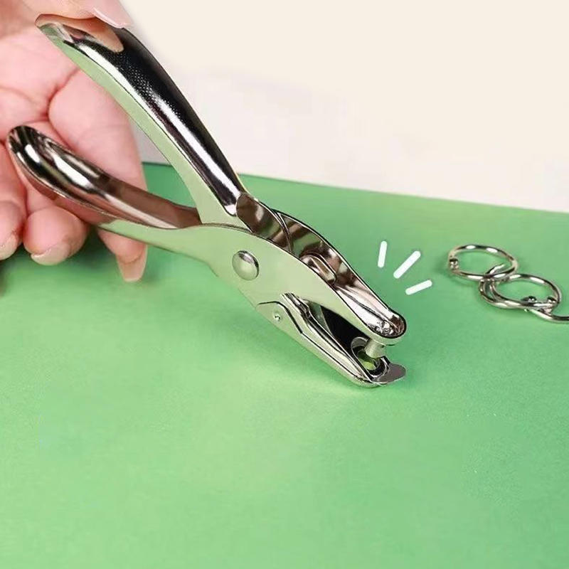 Hand Held Metal Stationery Rou - Paper Punch 3 Hole 评论和价格