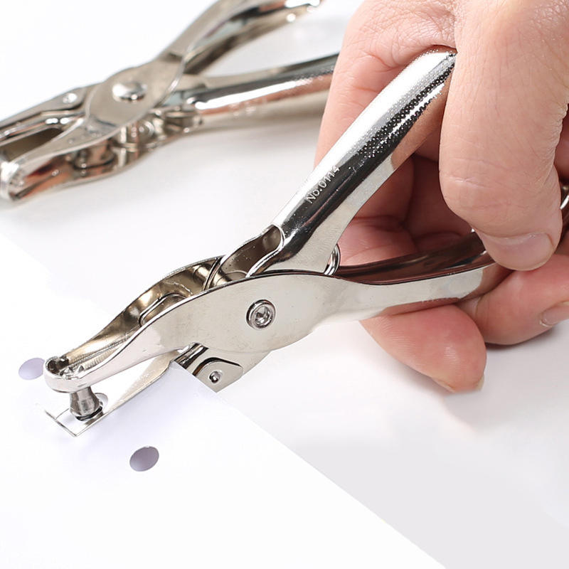Hand Held Metal Stationery Rou - Paper Punch 3 Hole 评论和价格
